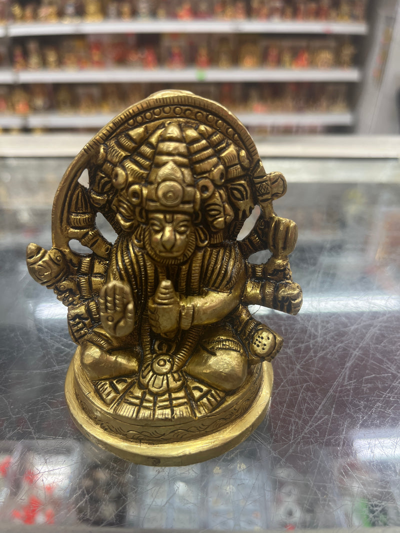 5 Mukhi Hanuman JI (Brass)