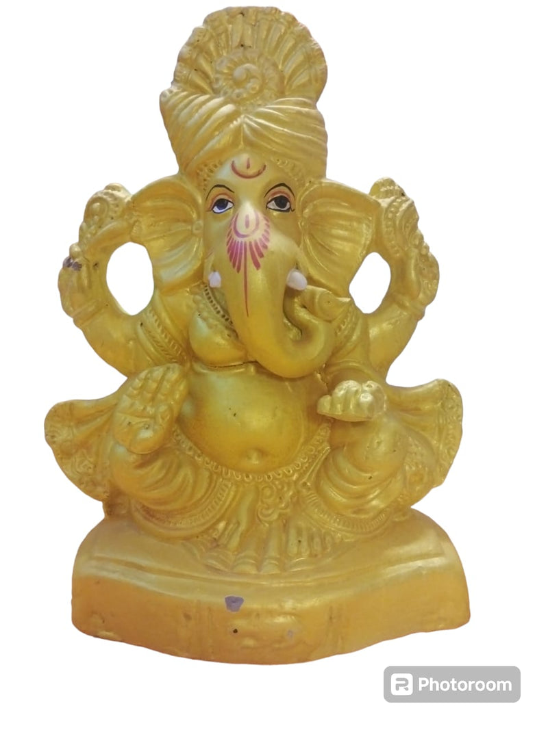 6"-10"-12"Ganesh Ji Visrjan(golden Col.)