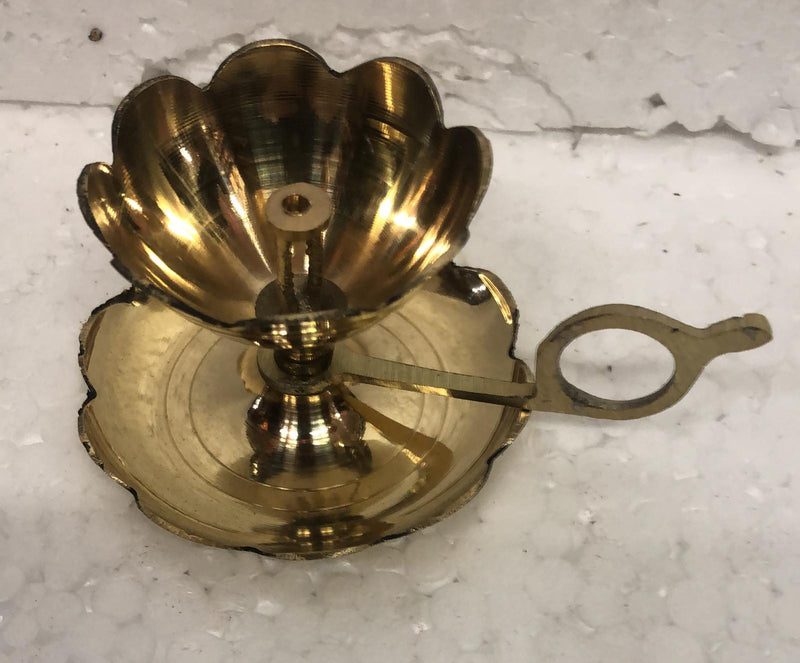 Brass Diya With Handle