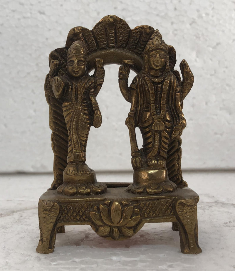 Vishnu Laxmi ji Brass