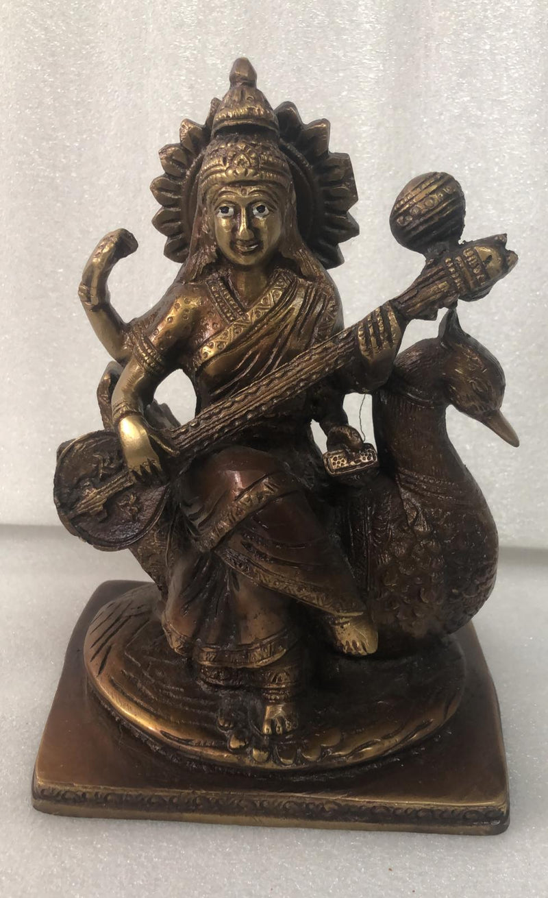 Saraswati ji Brass