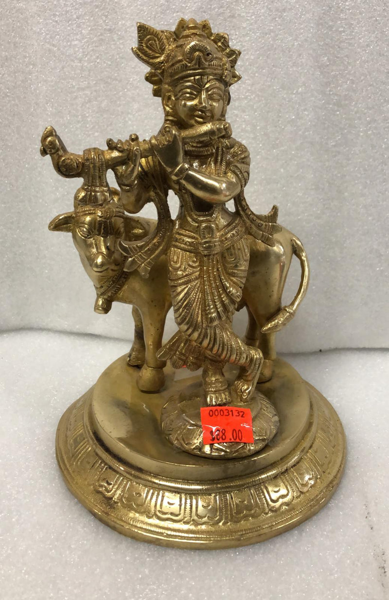 Krishna ji Brass