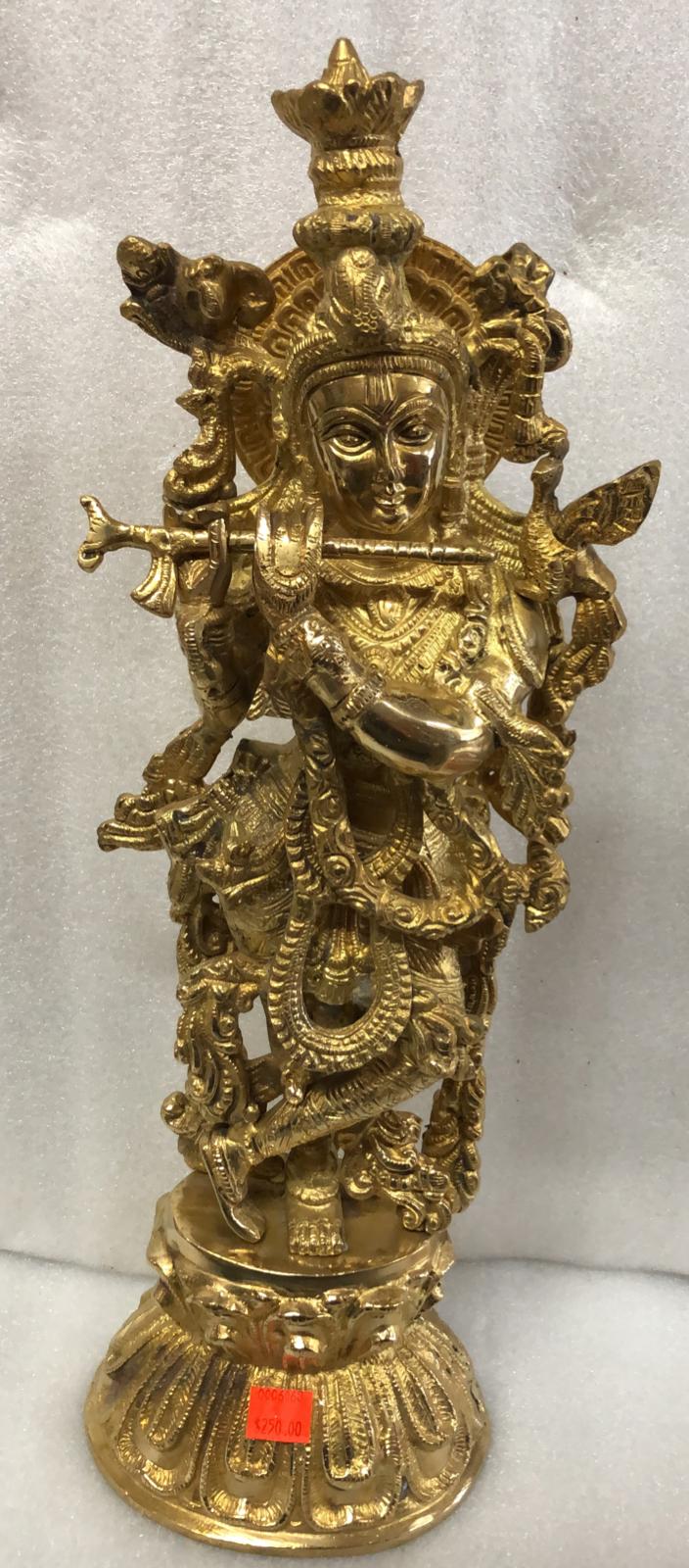 Krishna ji Brass