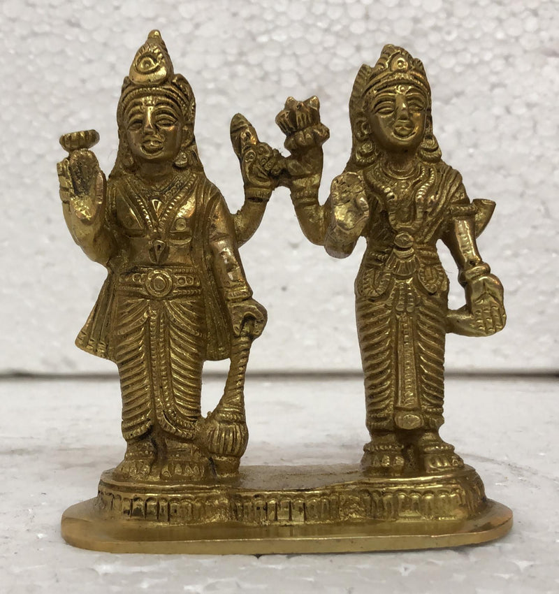 Vishnu Laxmi ji Brass