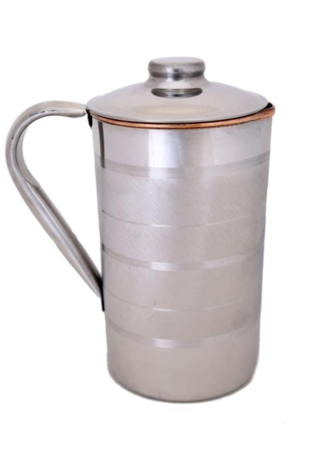 Copper & Steel Water Jug