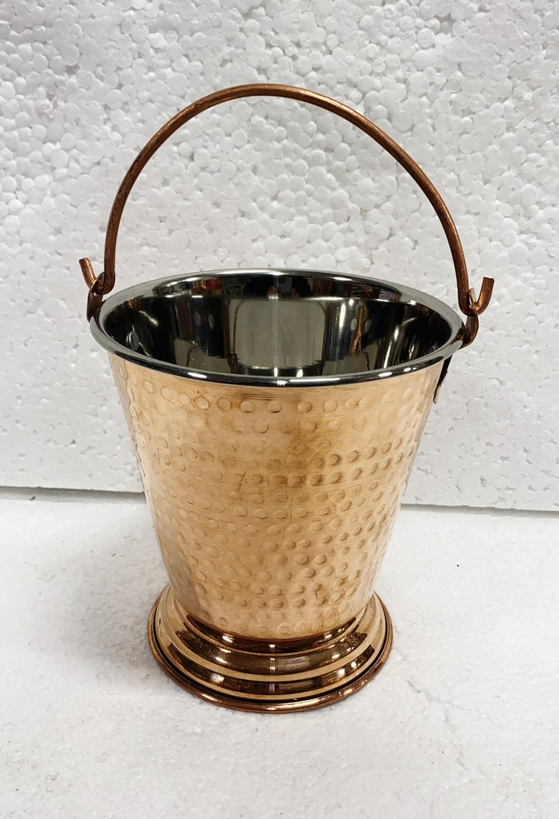 Copper Steel Serving Pot(Balti)