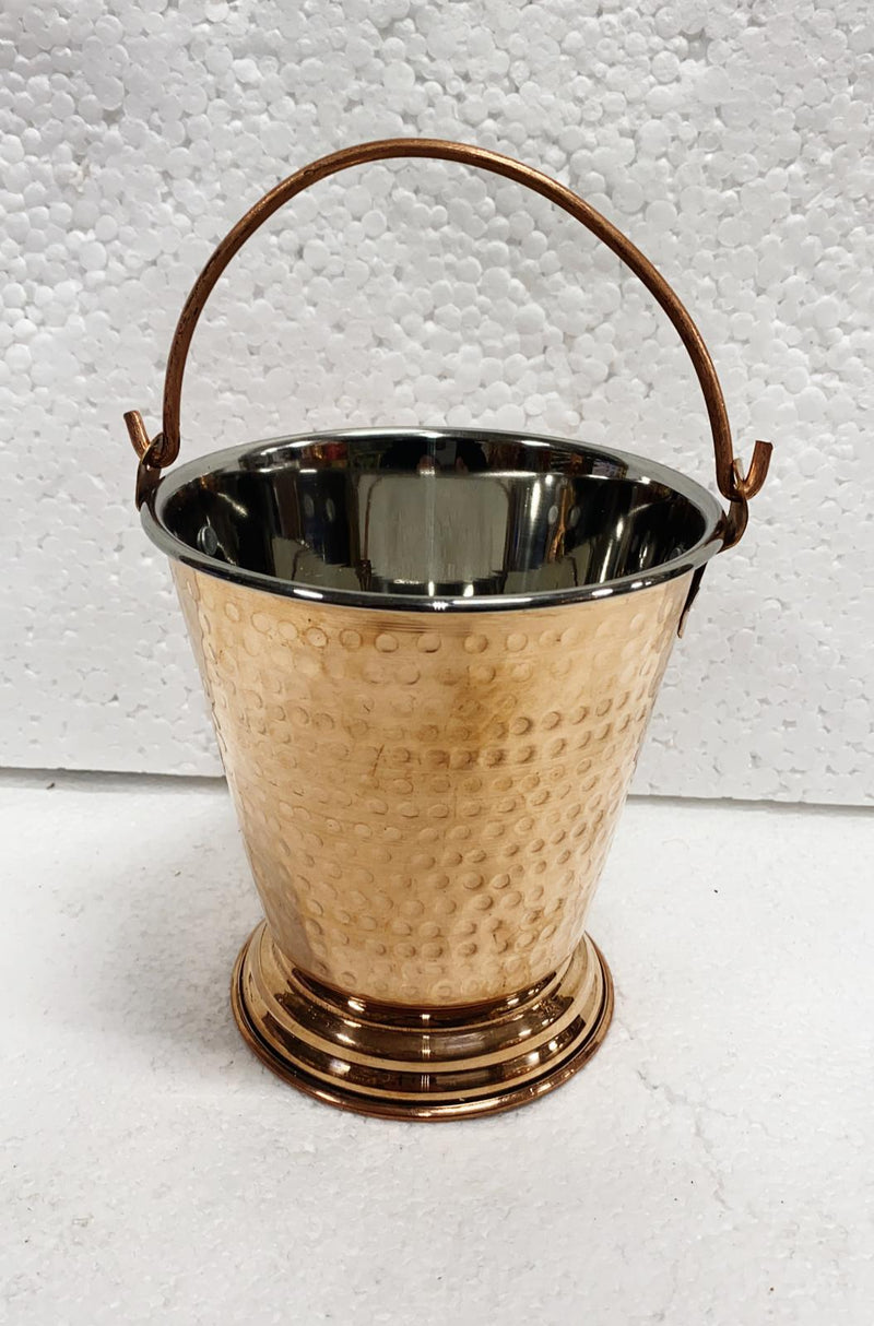 Copper Steel Serving Pot(Balti)