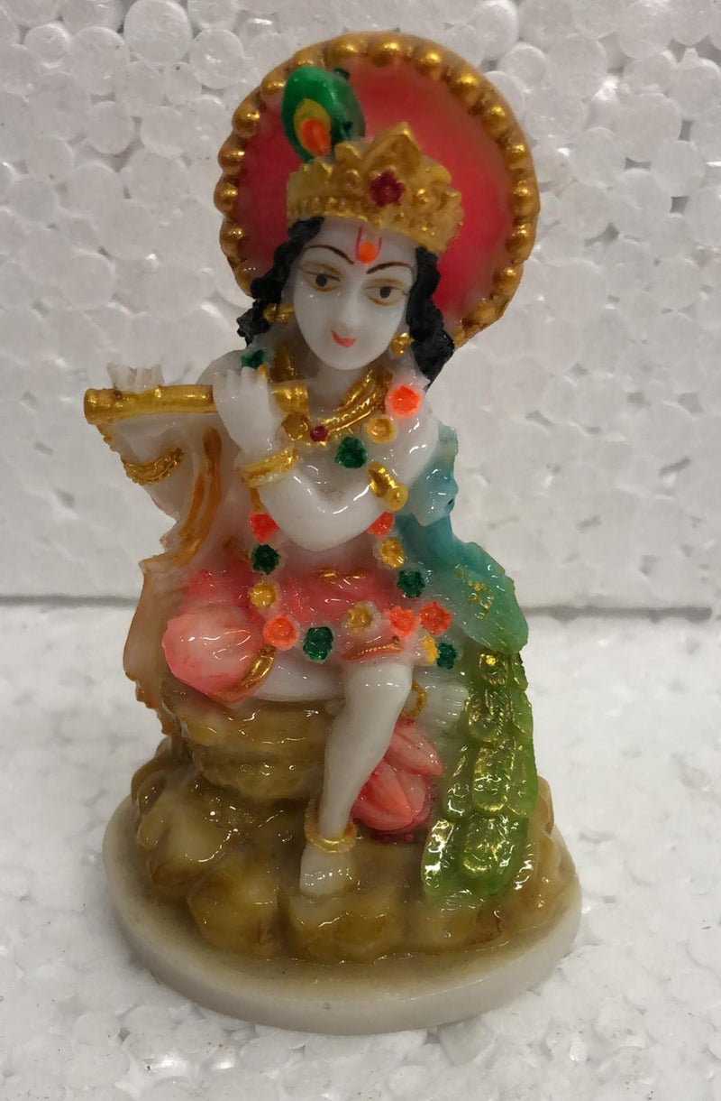 Baby Krishna beautiful multicolour murti