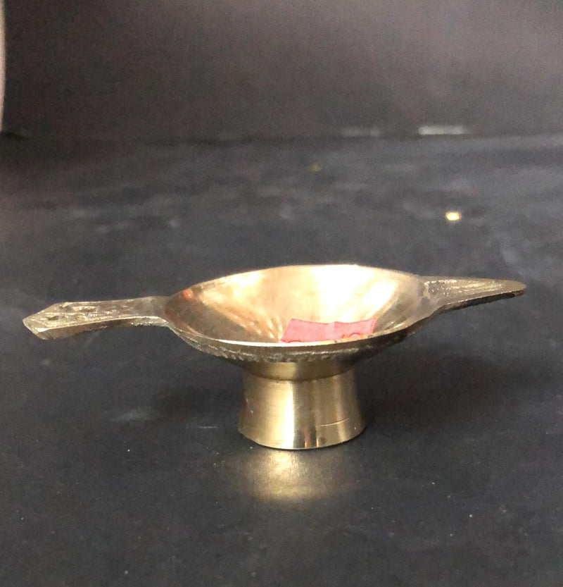 Brass Diya-( Short Handle )