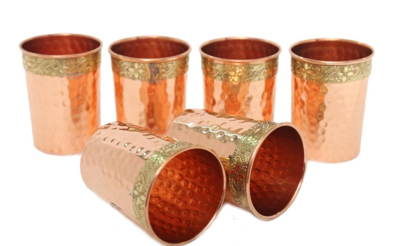 Copper Water Glass