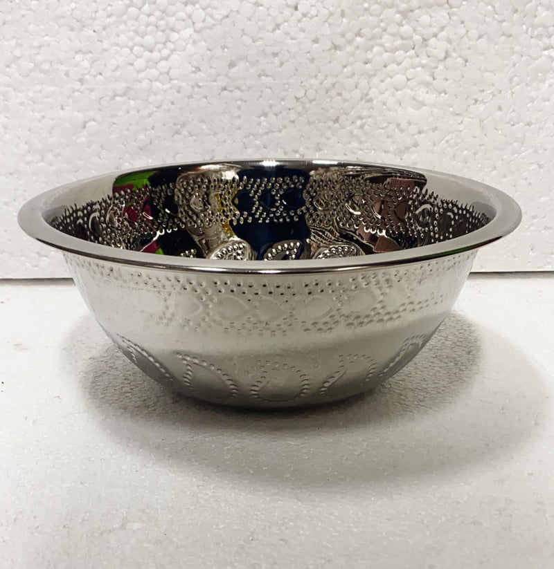 Designed Steel Bowl