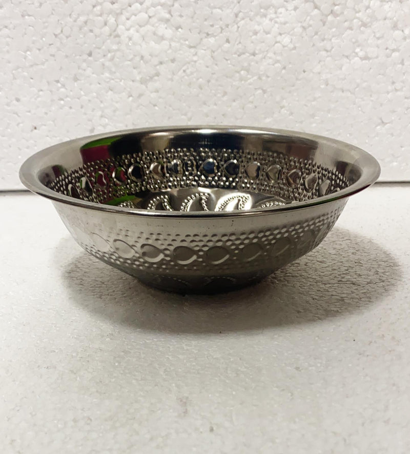 Designed Steel Bowl