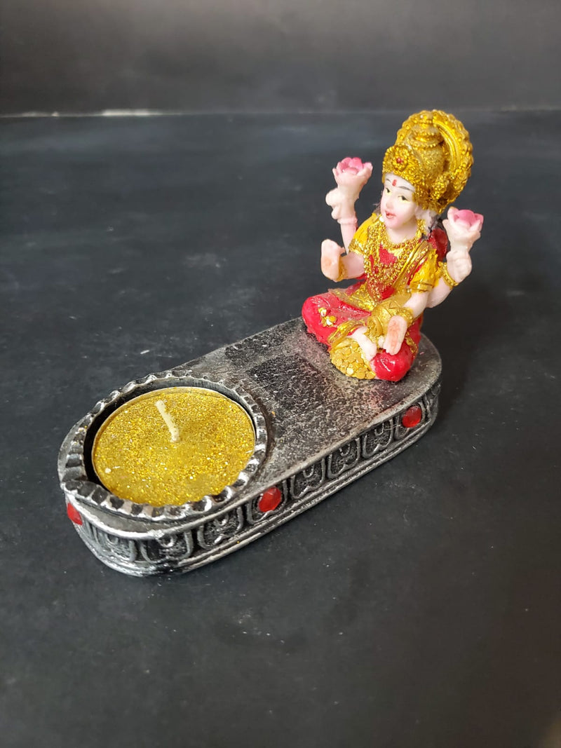 Laxmi JI with Candle