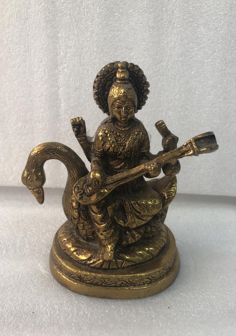 Saraswati ji Brass