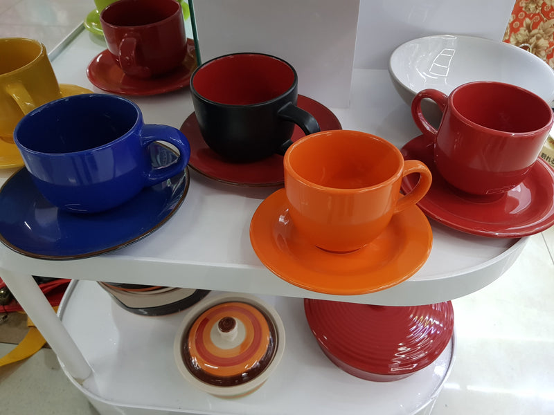 6 + 6 Cup Saucer Set