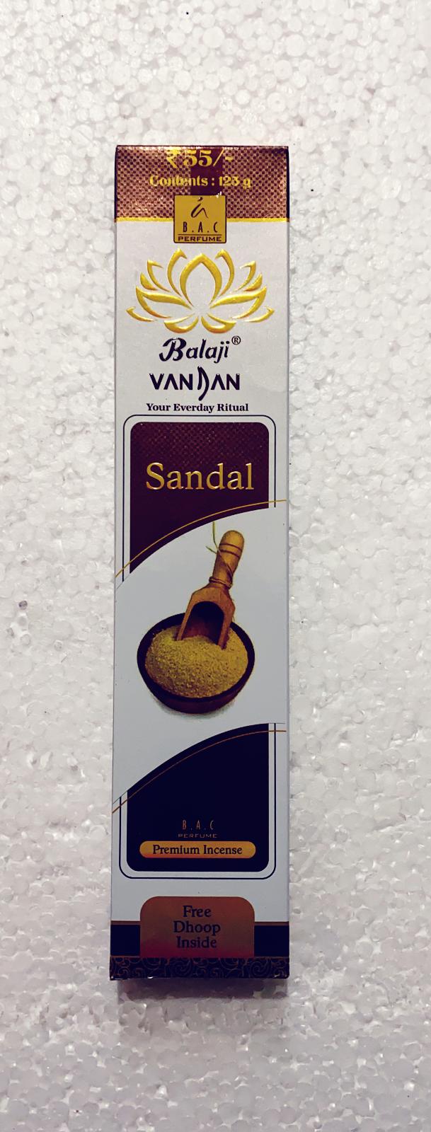 Vandan Sandal Agarbati.(Buy 6 Pcs & Save 10%)