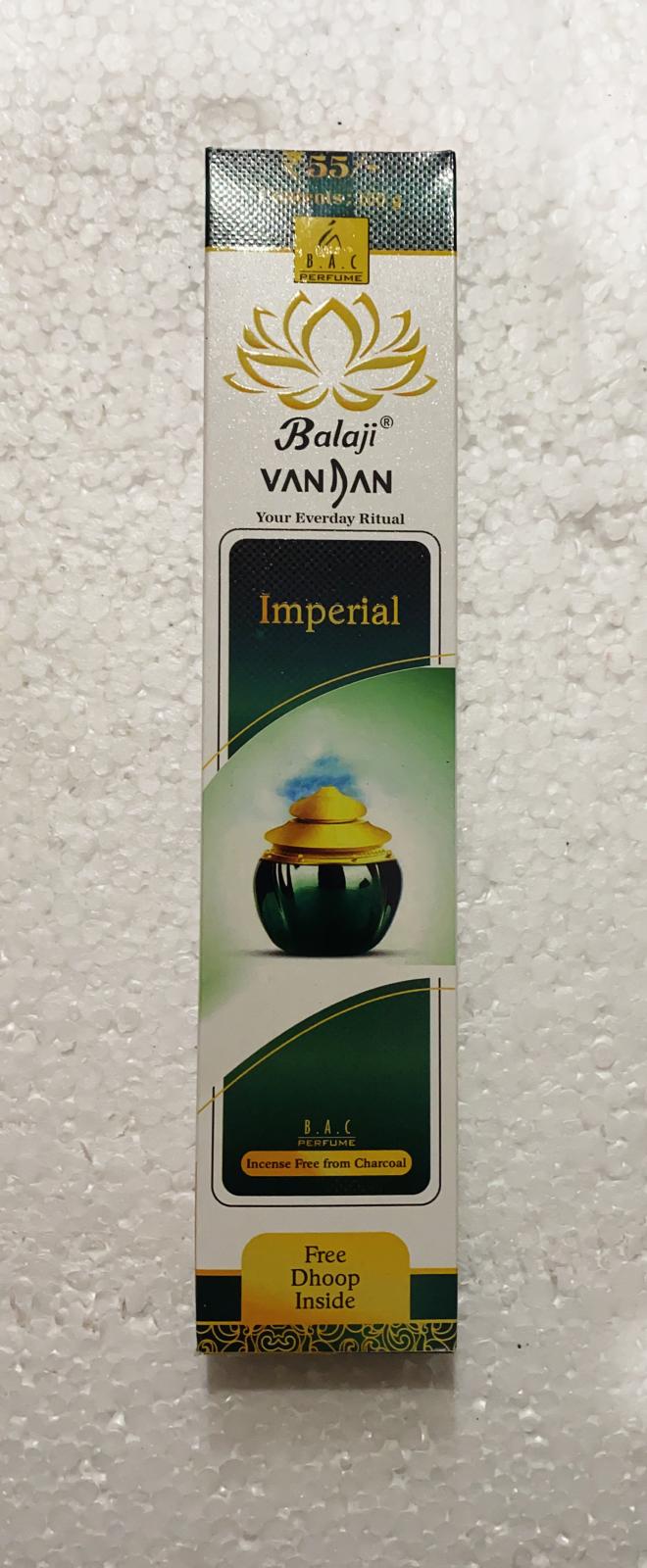 Vandan Imperial Agarbati.(Buy 6 Pcs & Save 10%)