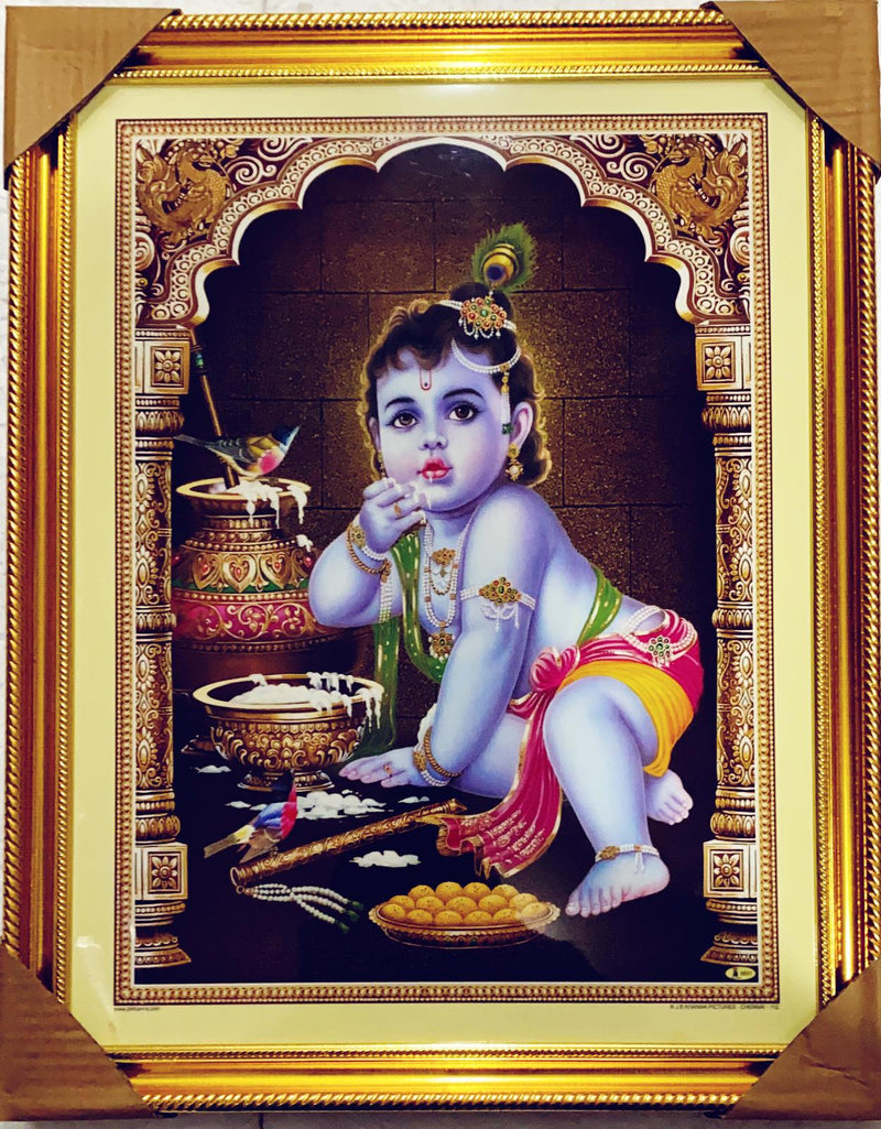 Baby Krishna Photo frame