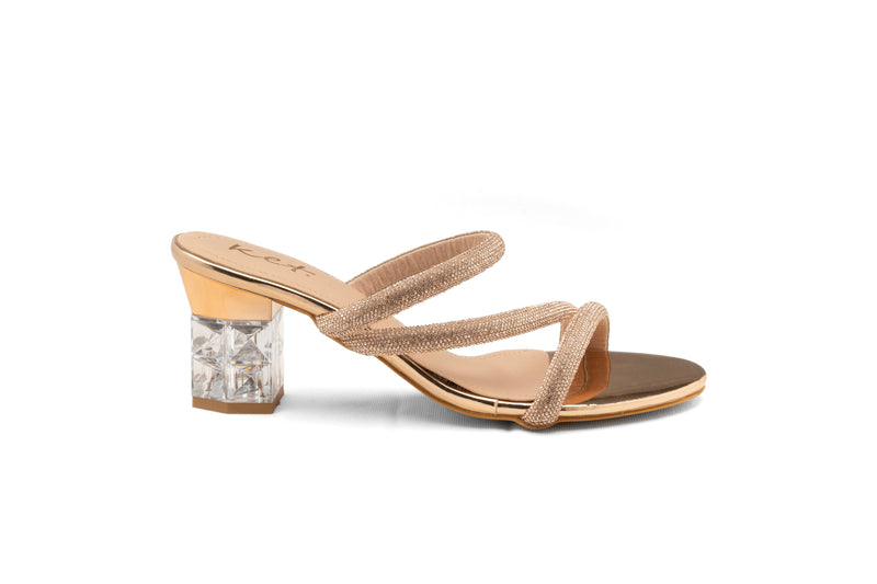 LADIES SANDAL NO 6  PEACH CREAM