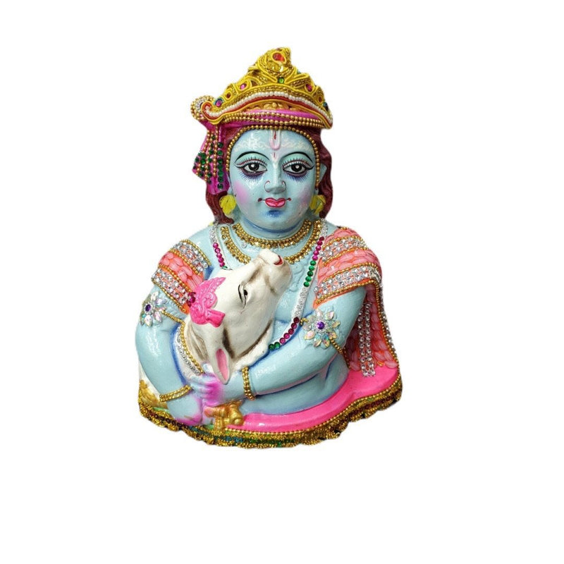 Krishna ji with Cow-Clay